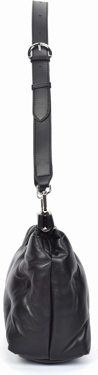 Premium Italian Leather Tote Bag for Women C 100% Genuine Leather Handbag. Crossbody Bag with Detachable Strap