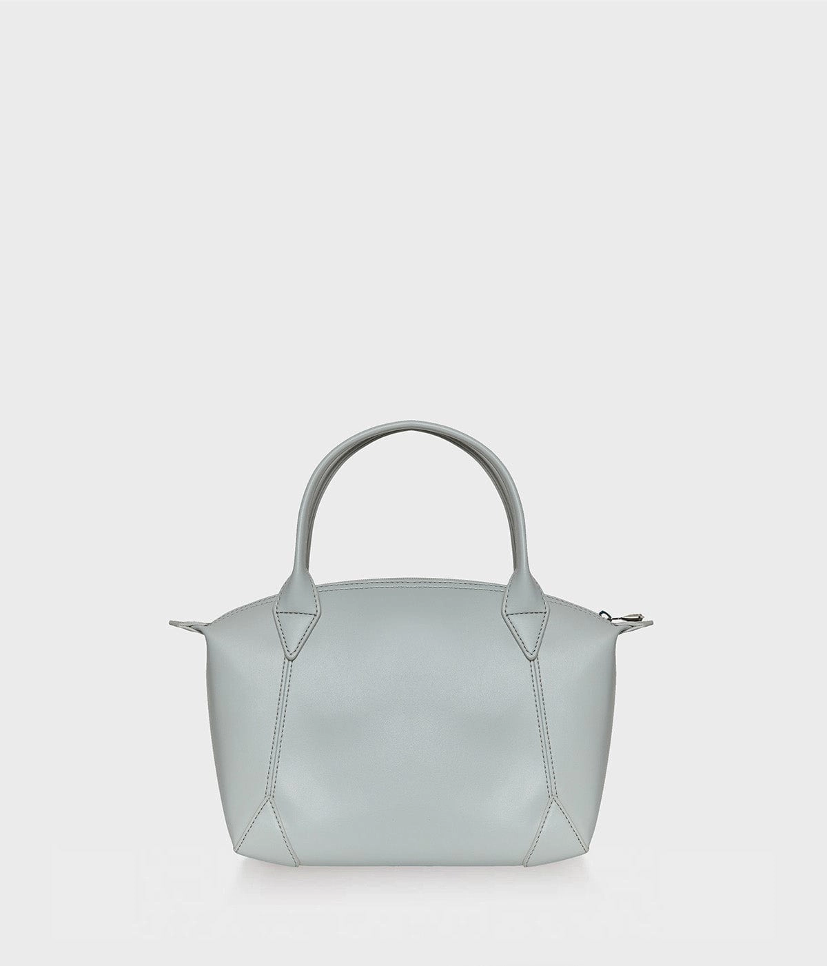 Pretty Apple Skin Vegan Leather Shoulder Bag | Pearl Grey