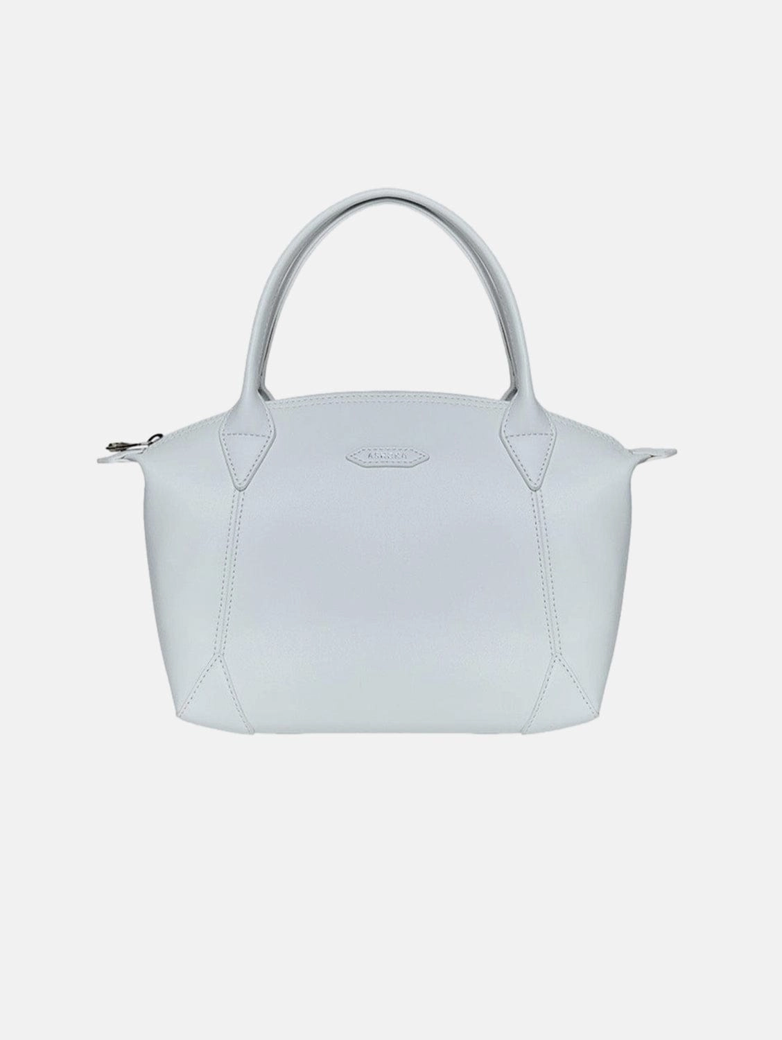 Pretty Apple Skin Vegan Leather Shoulder Bag | White