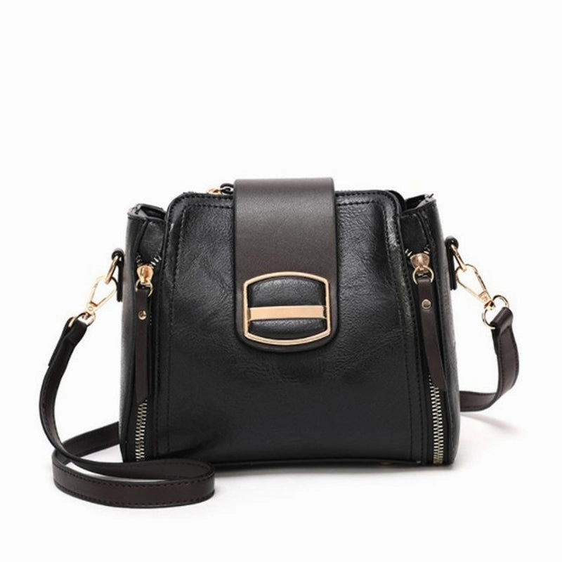 PU Leather Bucket Shoulder Bag