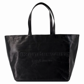 Punch Shopper Bag - Alexander Wang - Leather - Black