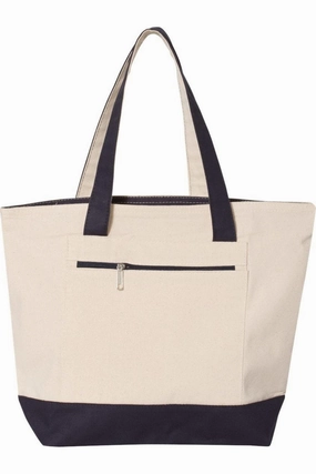 Q-Tees 19L Zippered Tote