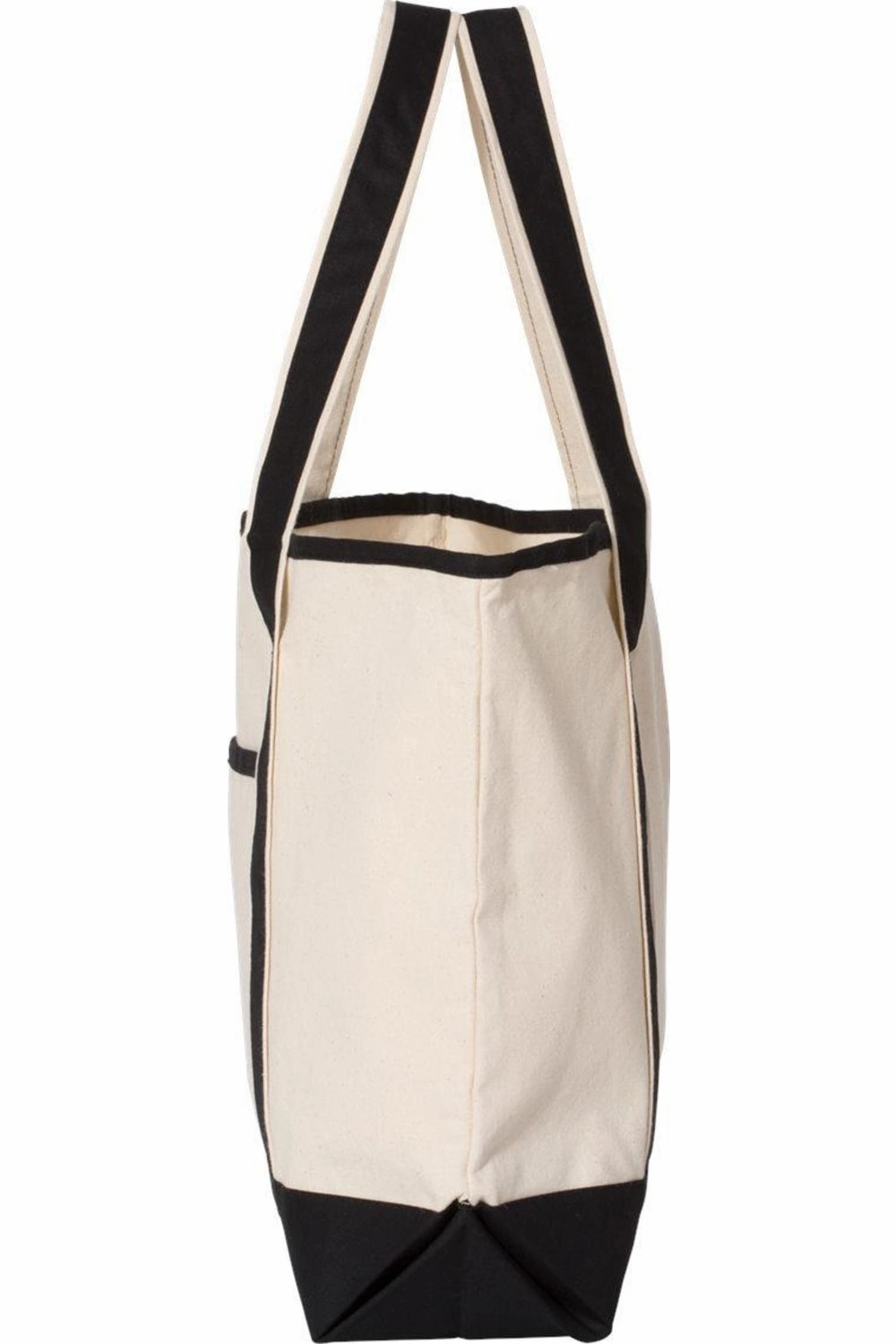 Q-Tees 34.6L Large Canvas Deluxe Tote
