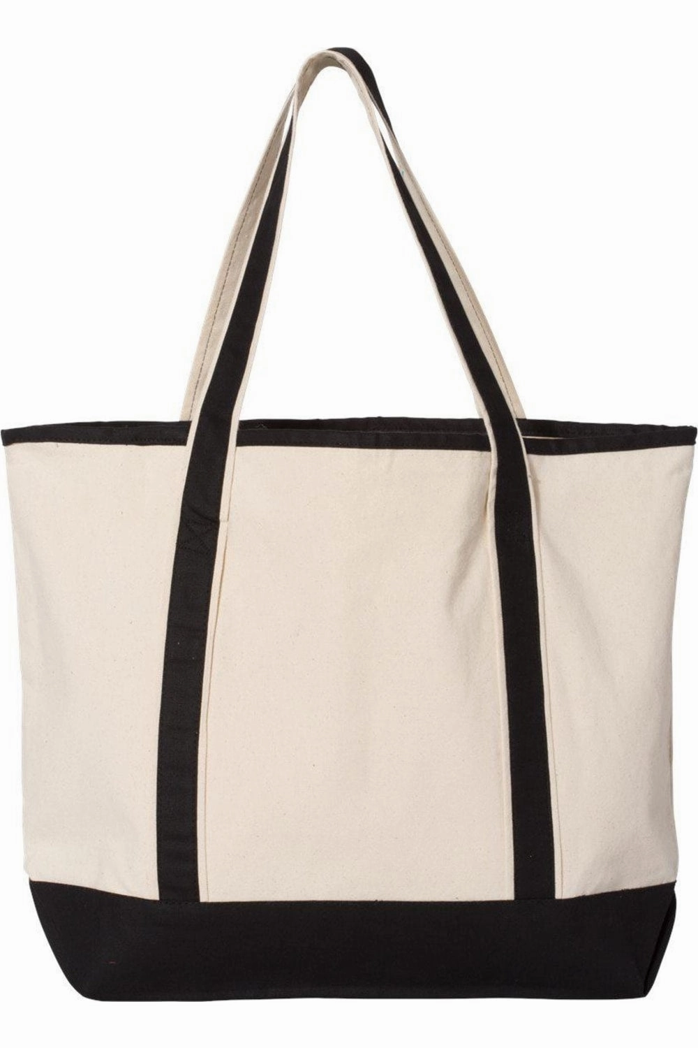 Q-Tees 34.6L Large Canvas Deluxe Tote