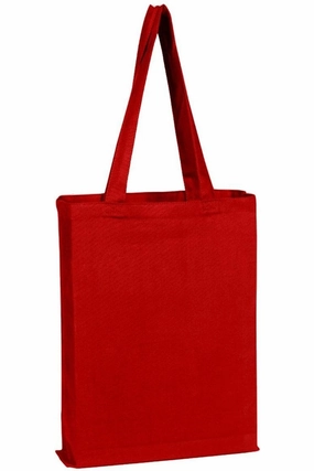 Q-Tees Canvas Gusset Promotional Tote