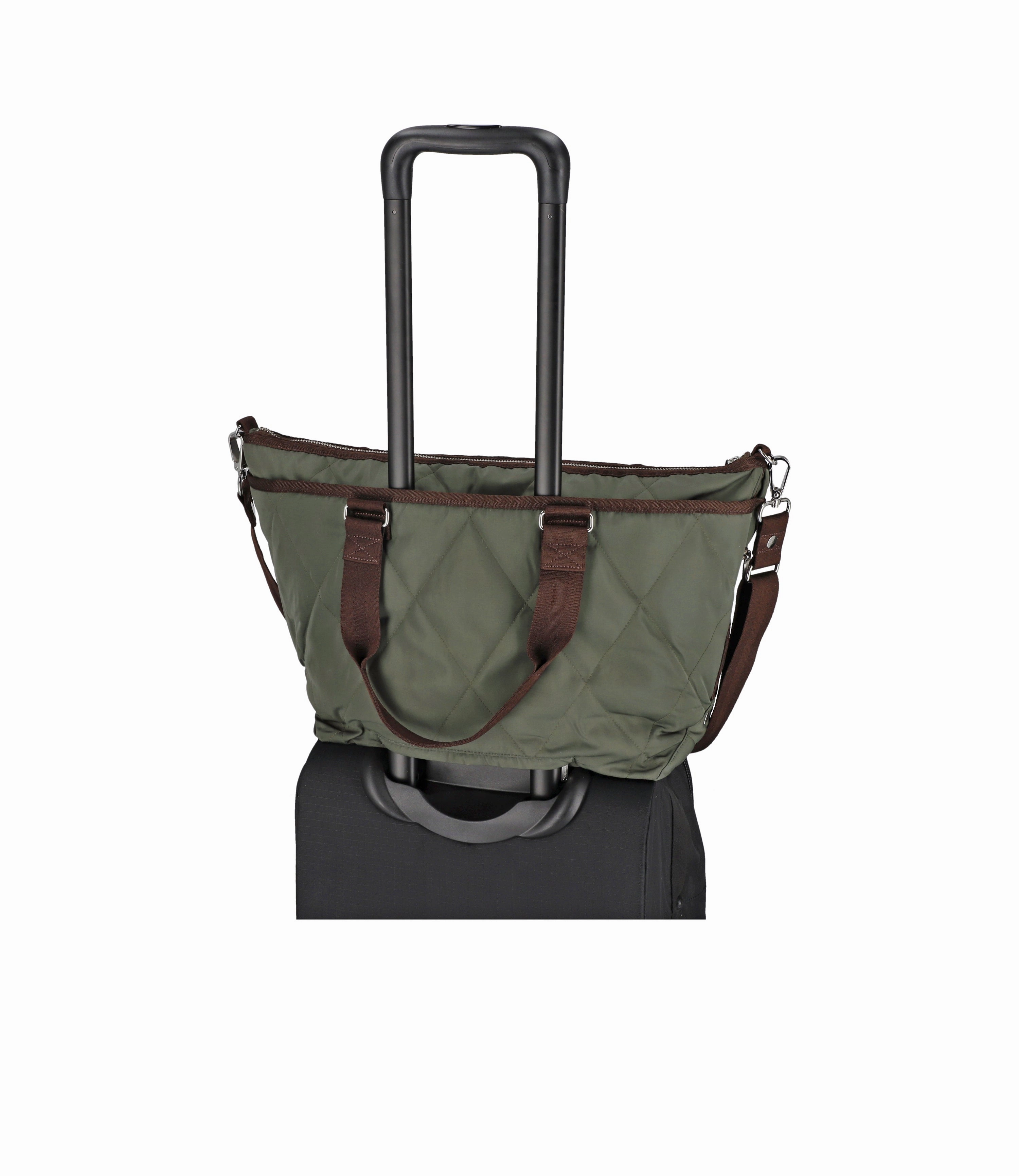 Quilted Zip Tote