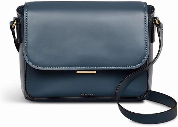 RADLEY London Mells Manor Womens Medium Leather Flapover Crossbody Bag