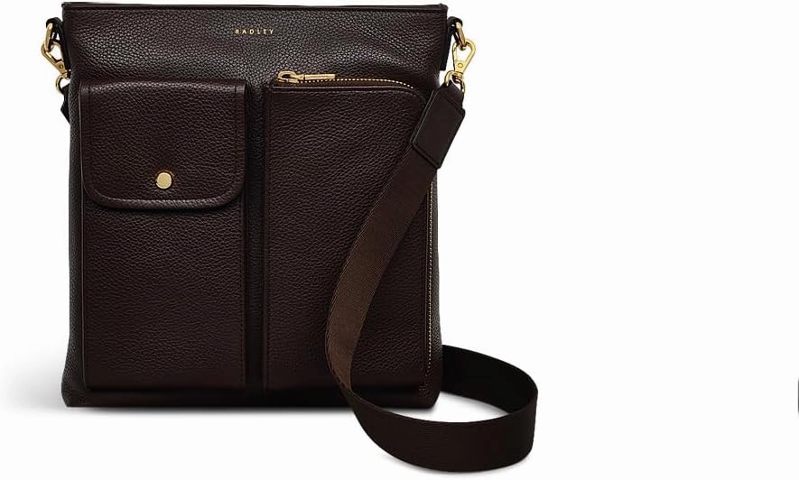 RADLEY London Selby Crescent Womens Small Leather Ziptop Crossbody Bag