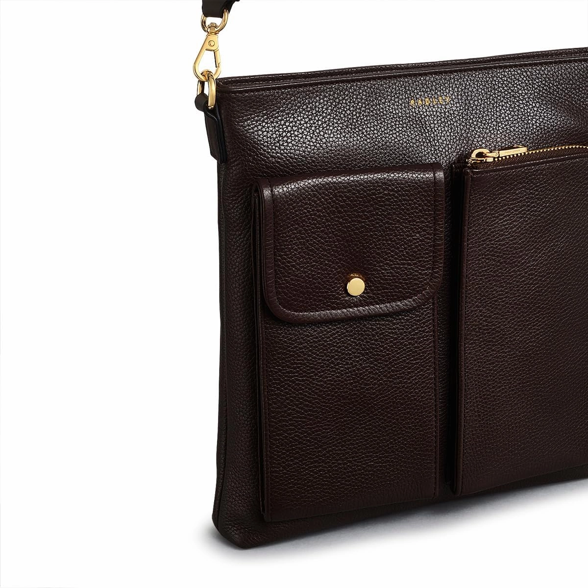 RADLEY London Selby Crescent Womens Small Leather Ziptop Crossbody Bag