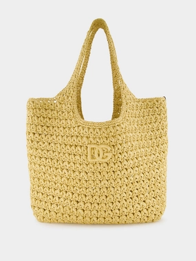 Raffia Crochet 3.5 Shopper Bag