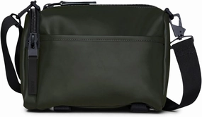 RAINS Black Texel Waterproof Crossbody Bag C Versatile Unisex Sling Bag and Fanny Bag Stylish for Men and Women