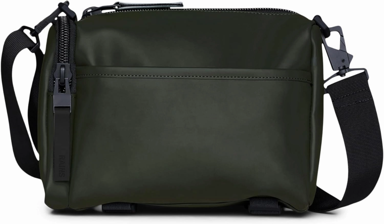 RAINS Black Texel Waterproof Crossbody Bag C Versatile Unisex Sling Bag and Fanny Bag Stylish for Men and Women