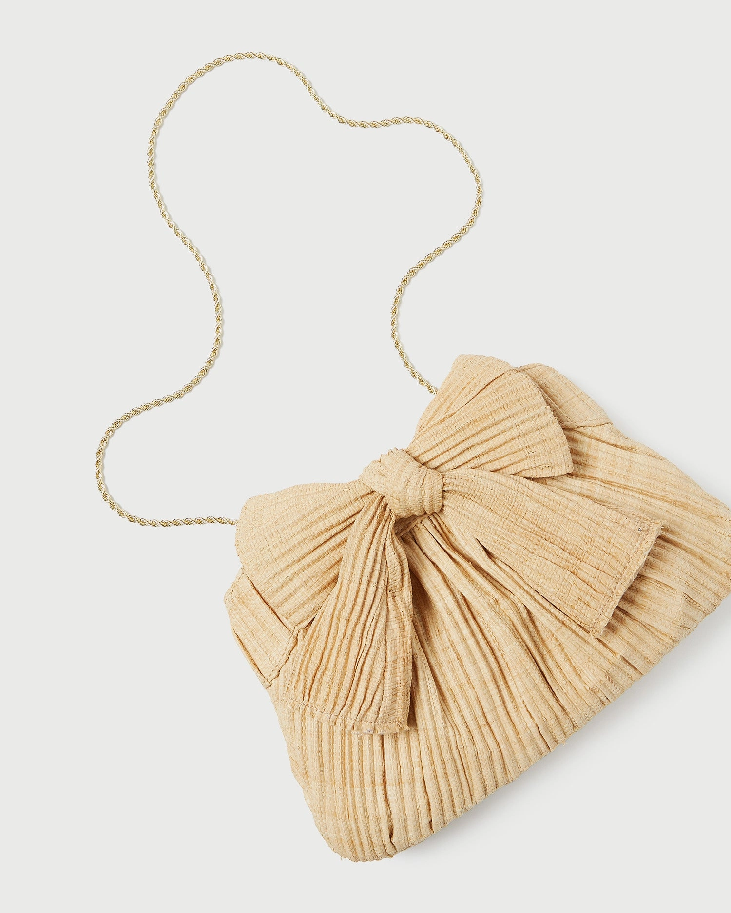 Rayne Natural Bow Clutch