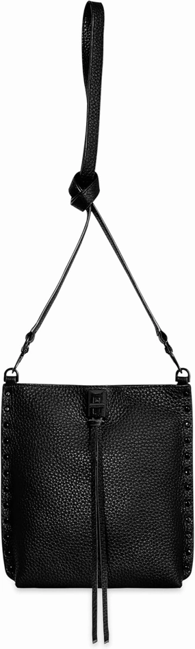 REBECCA MINKOFF Darren N/S Crossbody, Black Shellac Hardware