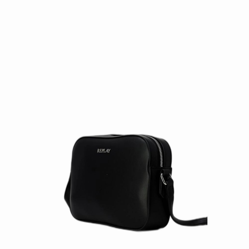 Replay Black Polyethylene Handbag
