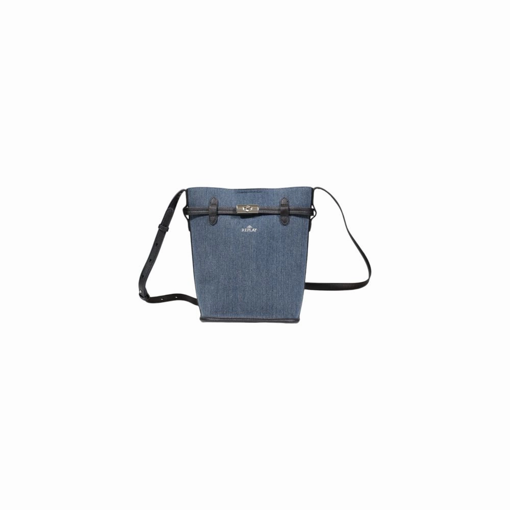 Replay Blue Cotton Handbag