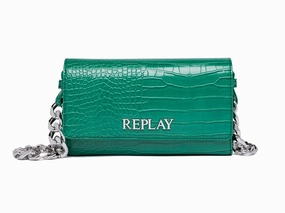 Replay Women's Borsa Bag Printed Crocodile