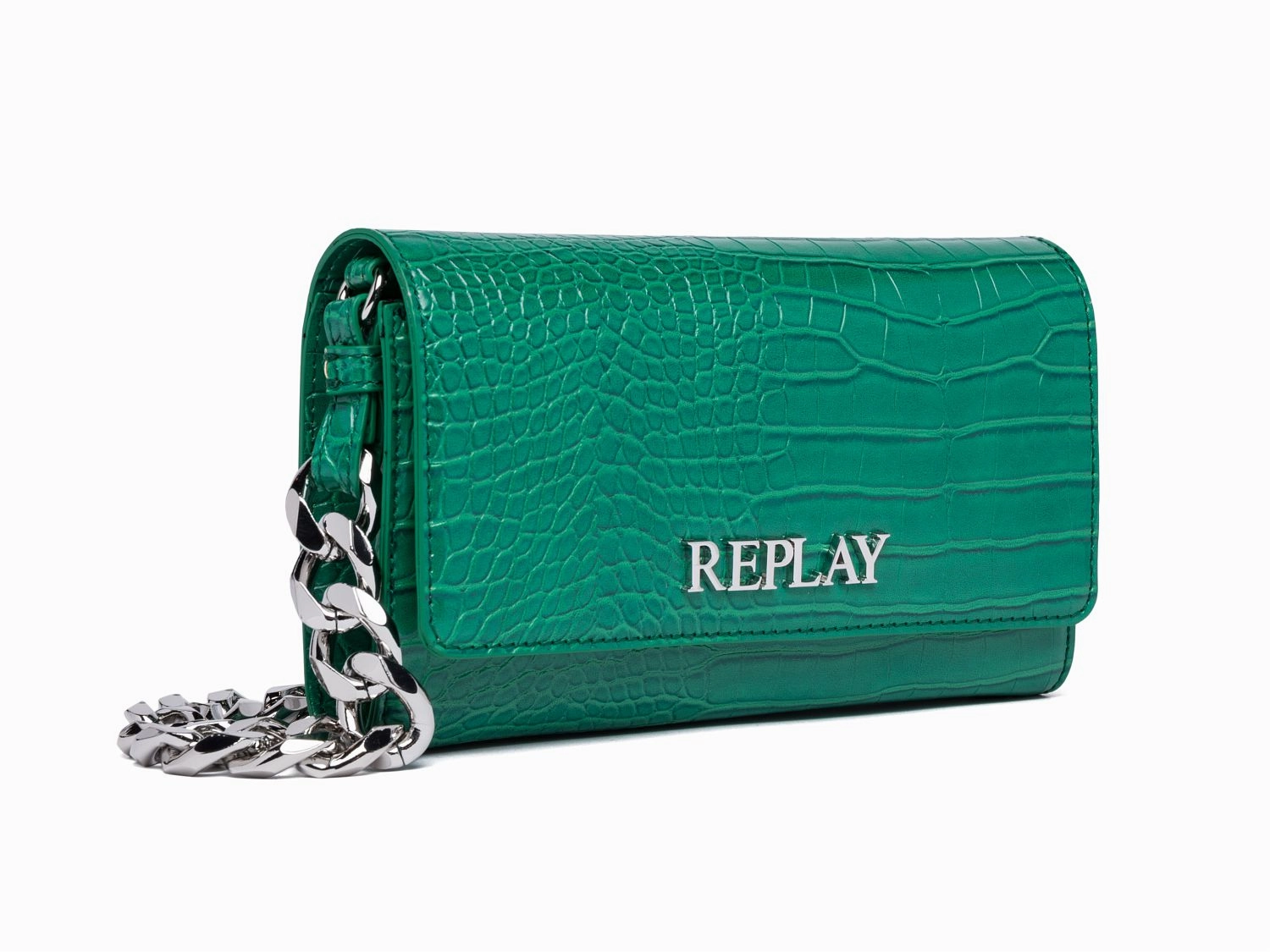 Replay Women's Borsa Bag Printed Crocodile