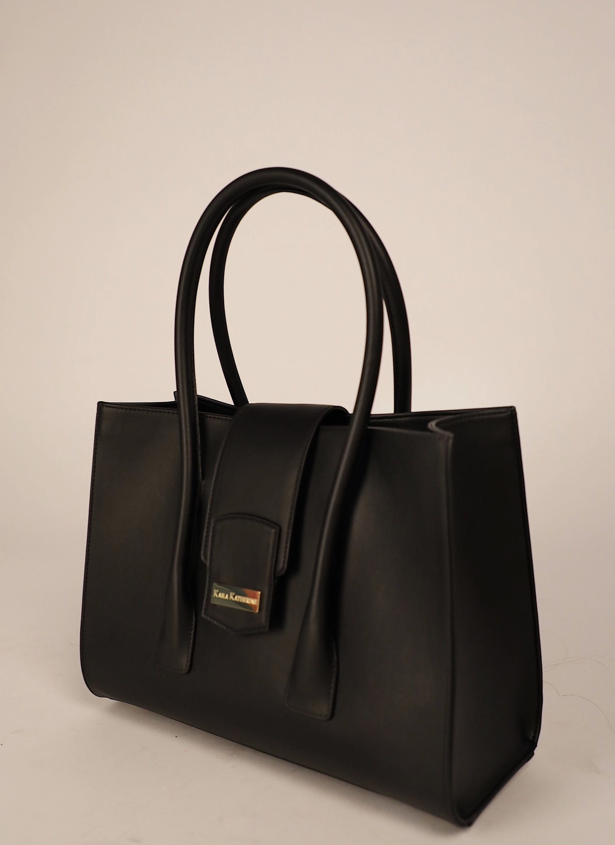Richmond Cactus Leather Vegan Bag | Obsidian