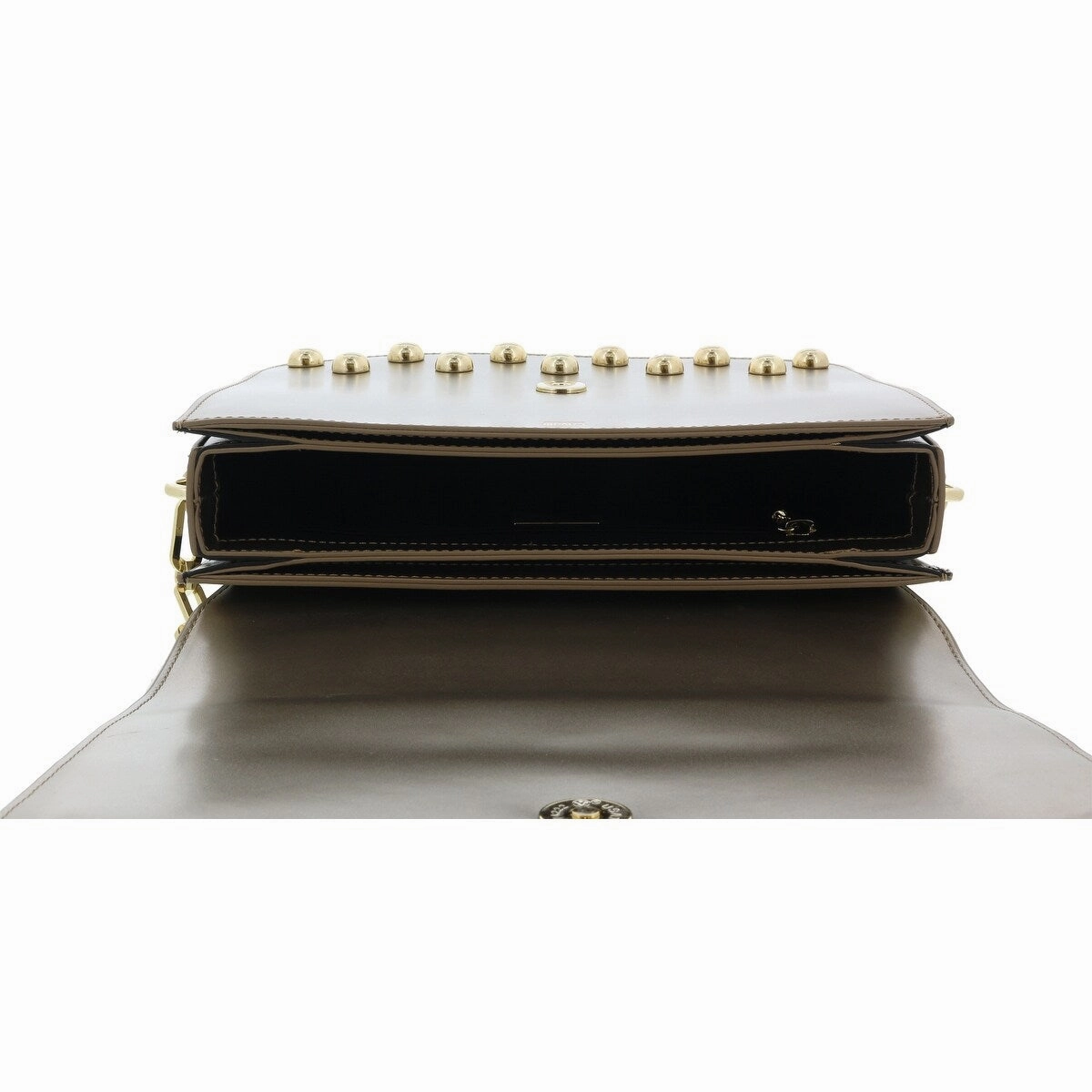 Roberto Cavalli HXLPGX 102 Bronze Studded Large Shoulder Bag for womens
