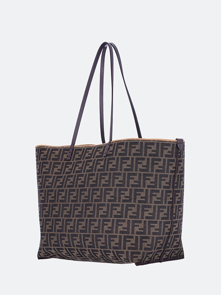 Roll large pequin jacquard handbag