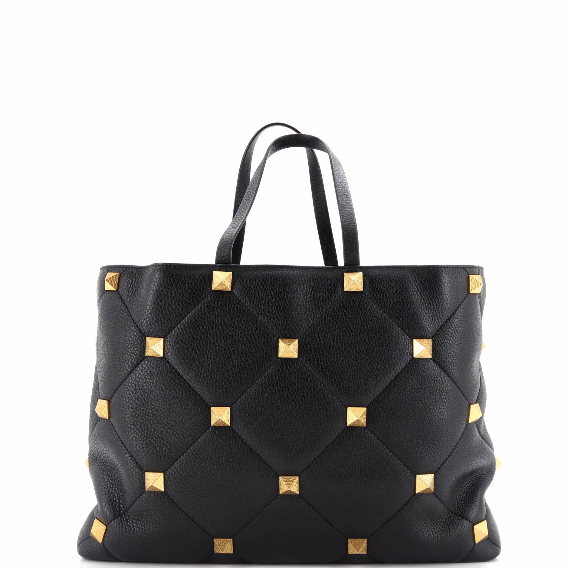 Roman Stud Tote Leather