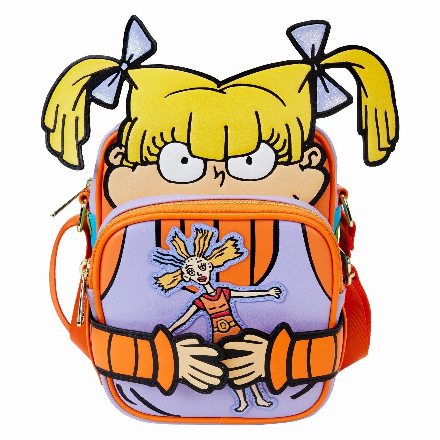Rugrats Angelica Crossbuddies Cosplay Crossbody Bag with Coin Bag