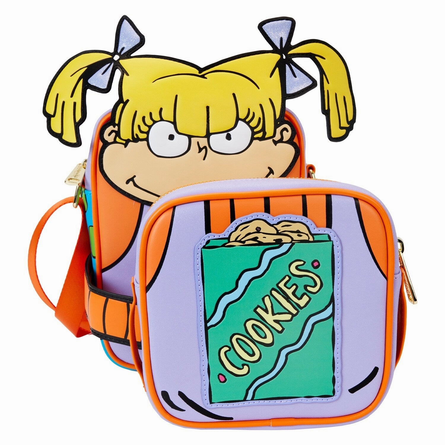 Rugrats Angelica Crossbuddies Cosplay Crossbody Bag with Coin Bag