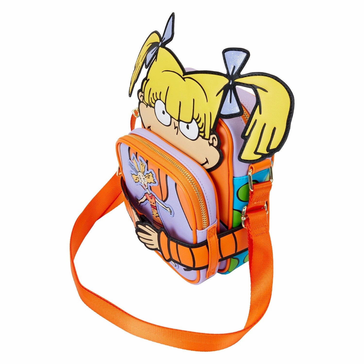 Rugrats Angelica Crossbuddies Cosplay Crossbody Bag with Coin Bag