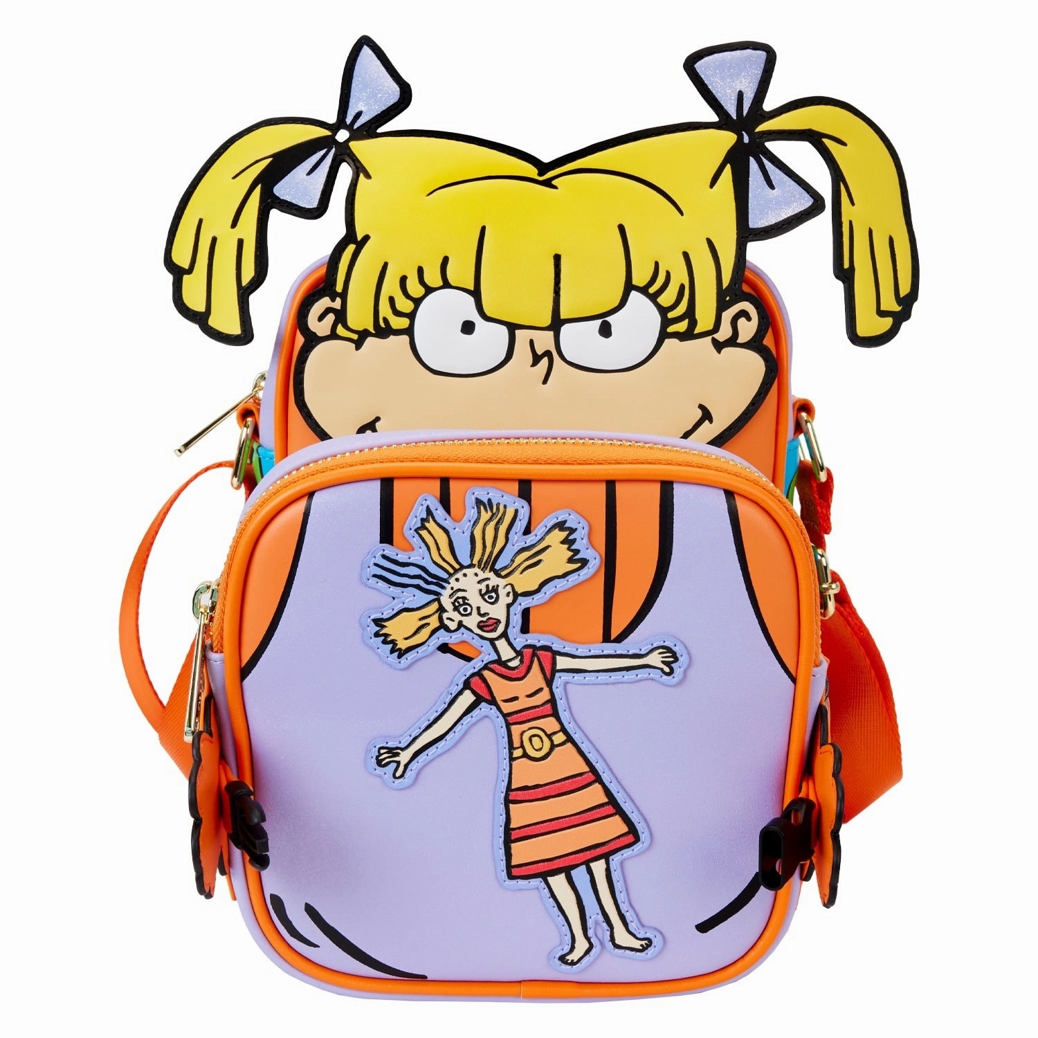 Rugrats Angelica Crossbuddies Cosplay Crossbody Bag with Coin Bag