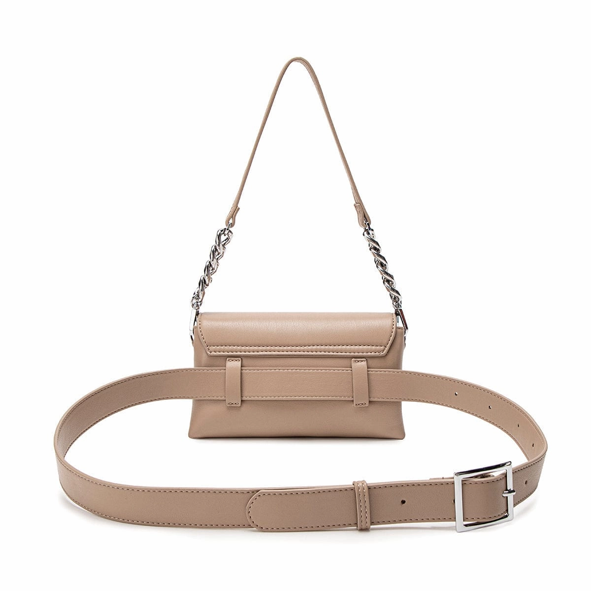 Ruth Vegan Leather Small Bag | Latte