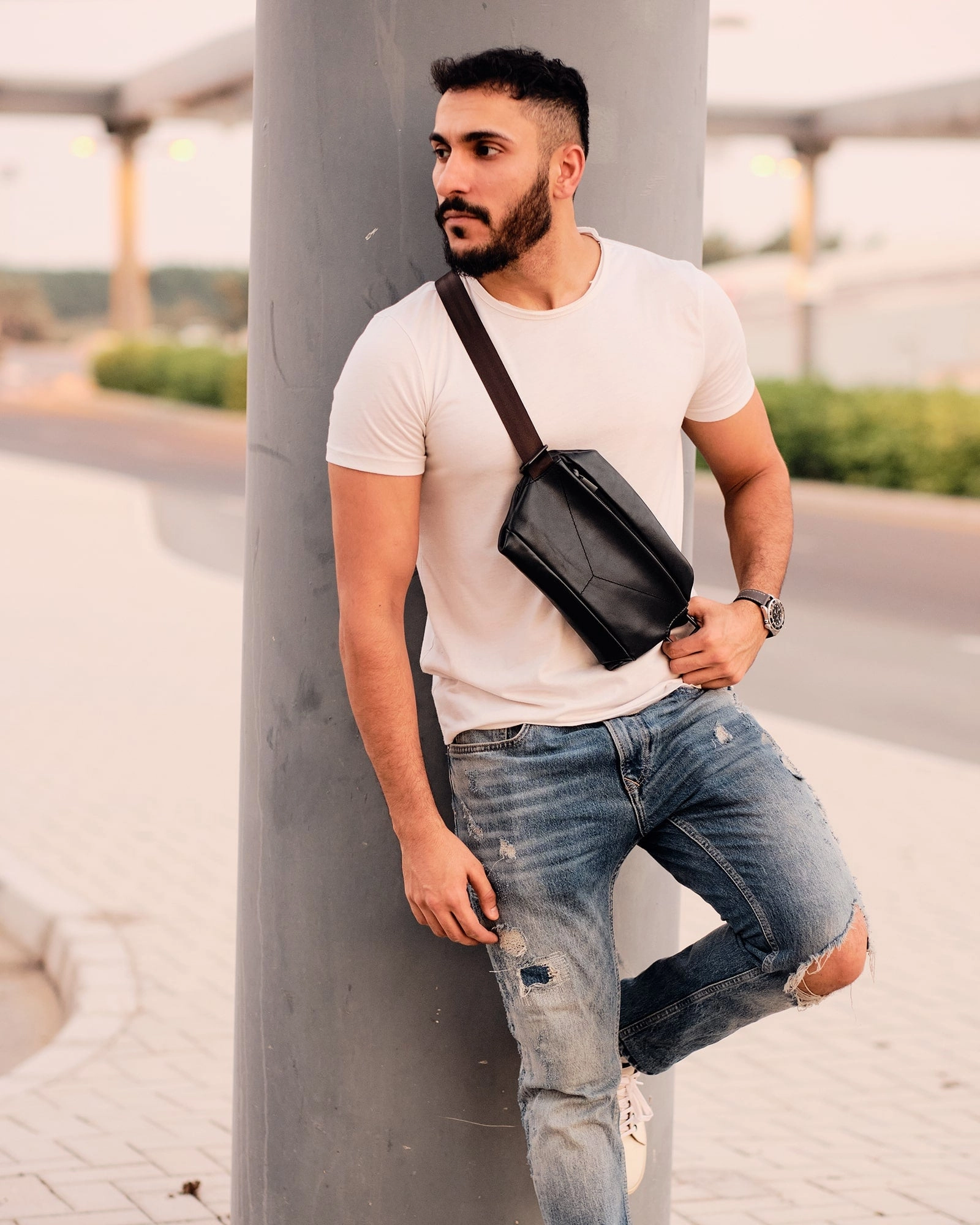 S'pore Sling Bag | Black