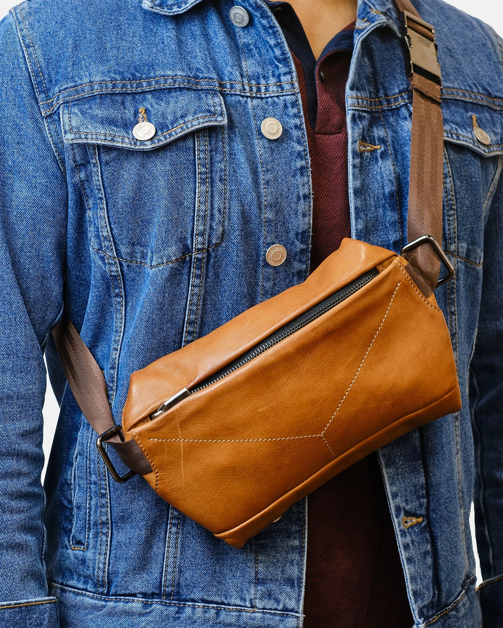 S'pore Sling Bag | Tan