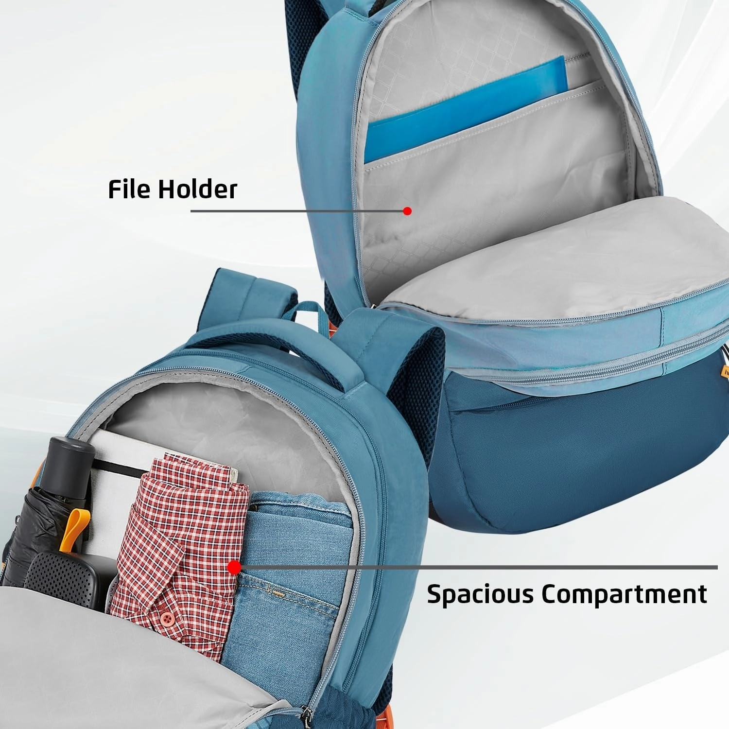 Safari Bonus 37L Casual Backpack with Armor Base, Detachable Freebie Sling Bag