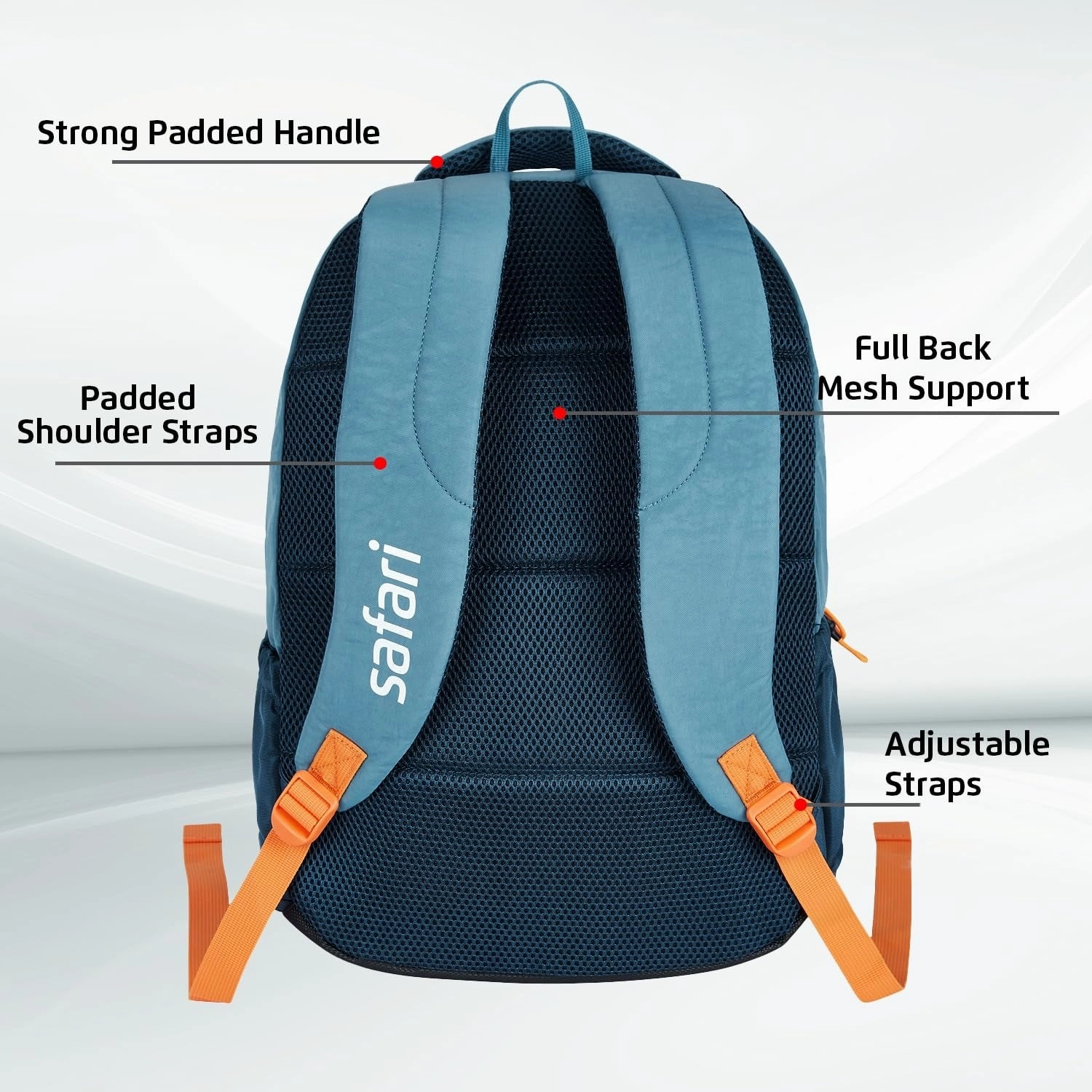 Safari Bonus 37L Casual Backpack with Armor Base, Detachable Freebie Sling Bag