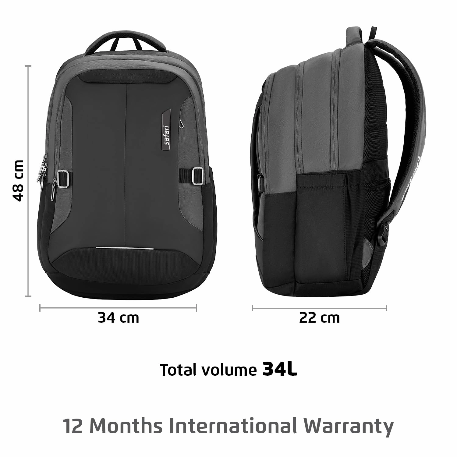 SAFARI  Spade 2  Large 34 L Laptop Backpack