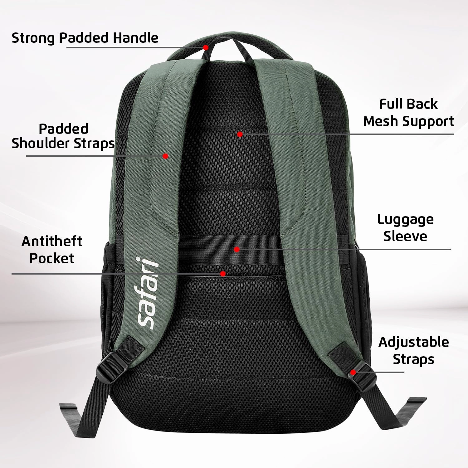 SAFARI  Spade 2  Large 34 L Laptop Backpack