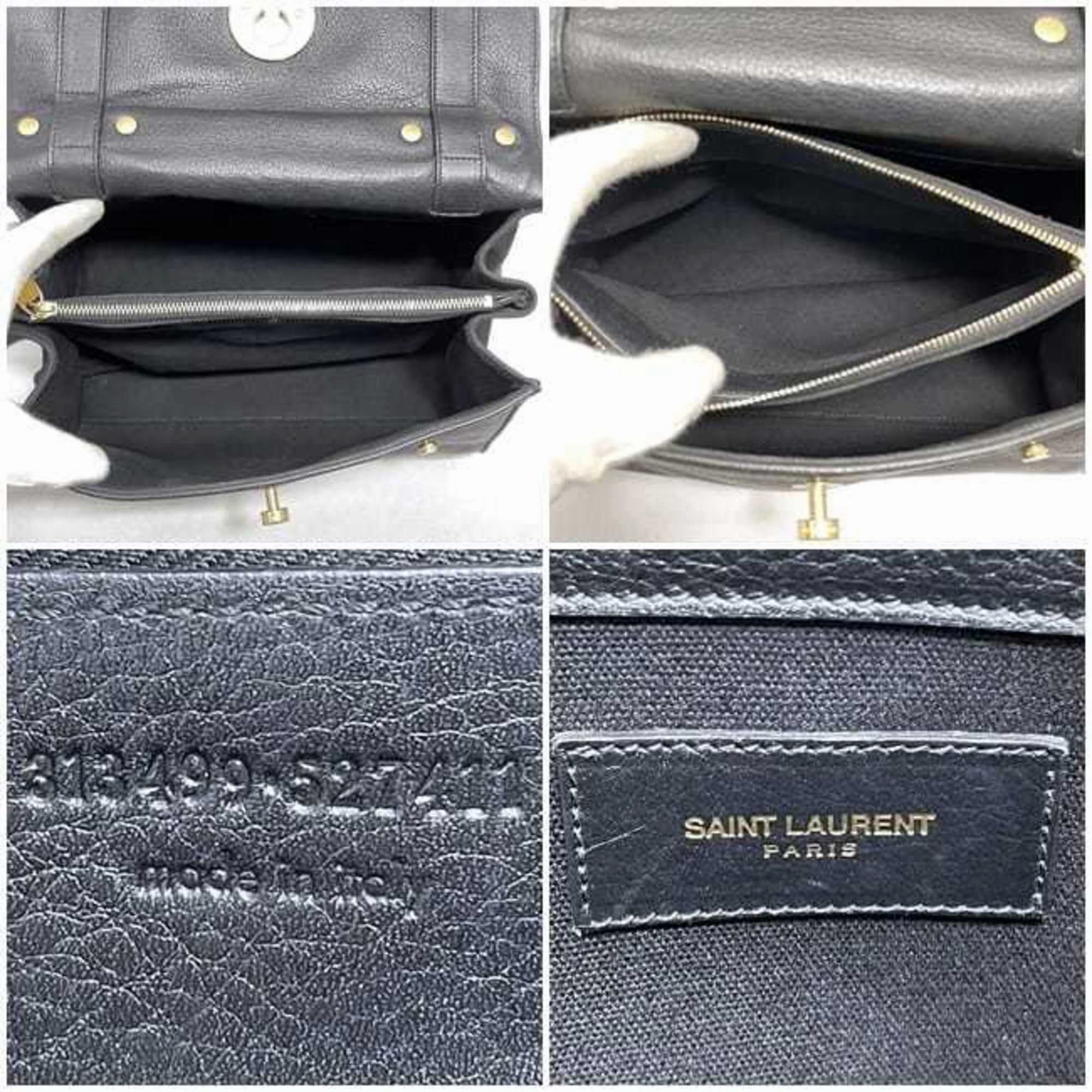 Saint Laurent Leather Shoulder Bag (Pre-Owned)
