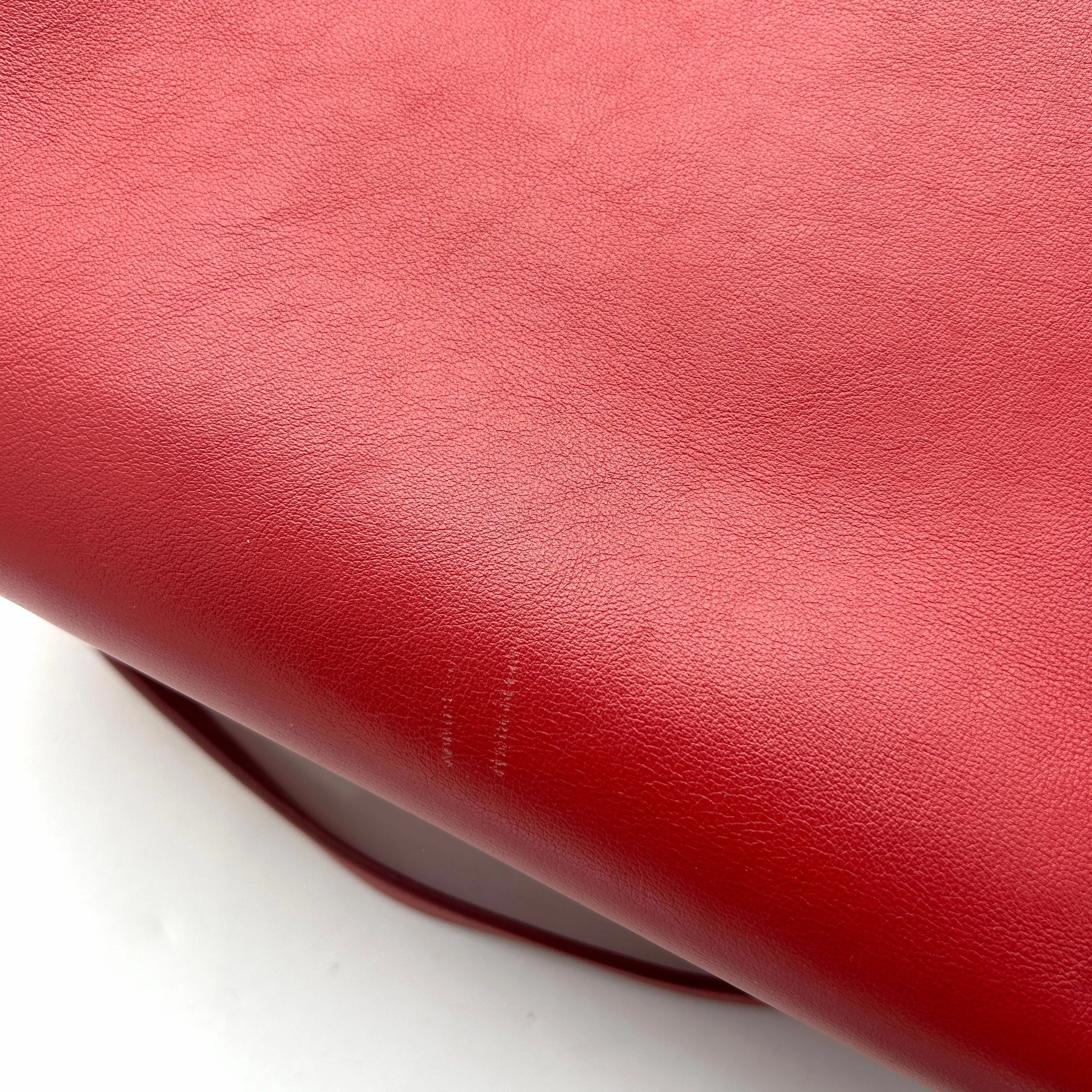 Saint Laurent Leather Shoulder Bag Small - Red Handle Bags, Handbags LA18413