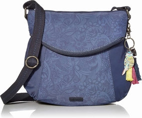 Sakroots Crossbody Bag in Eco-Twill, Multifunctional Purse with Adjustable Strap & Zipper Pockets