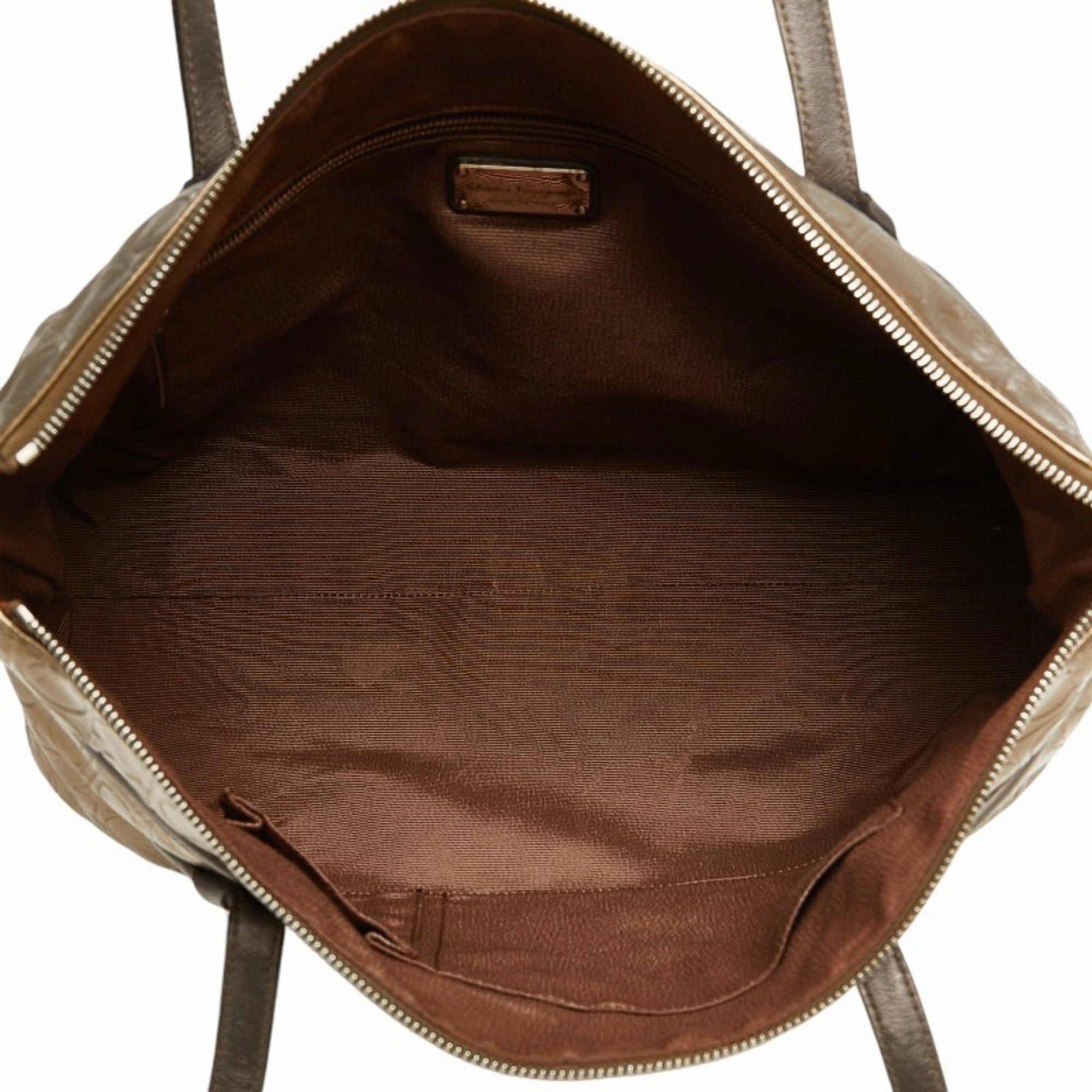 Salvatore Ferragamo   Leather Tote Bag (Pre-Owned)