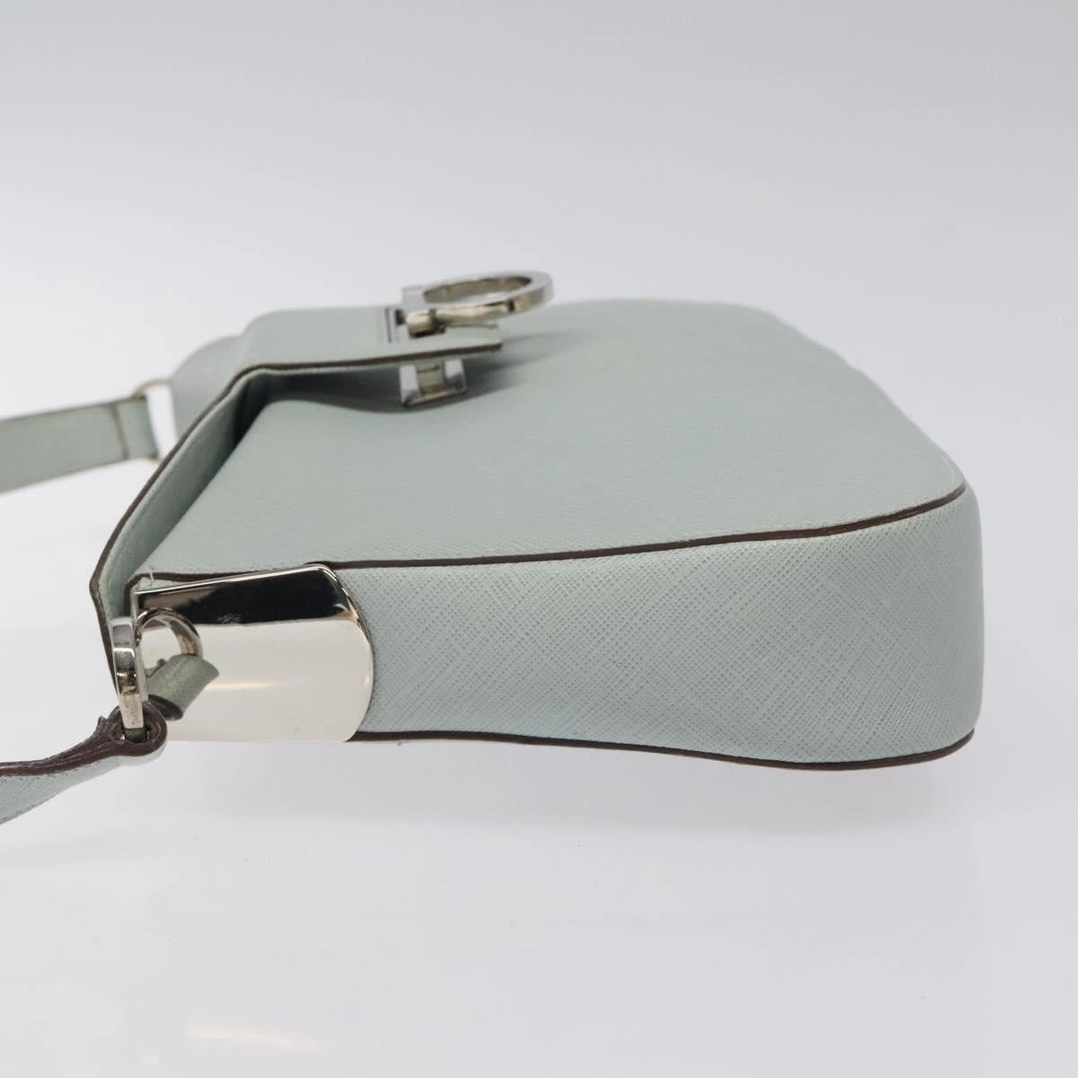 Salvatore Ferragamo Gancini Leather Shoulder Bag (Pre-Owned)