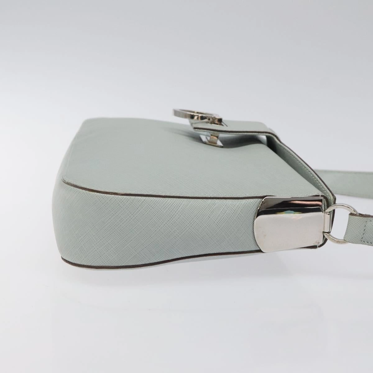 Salvatore Ferragamo Gancini Leather Shoulder Bag (Pre-Owned)
