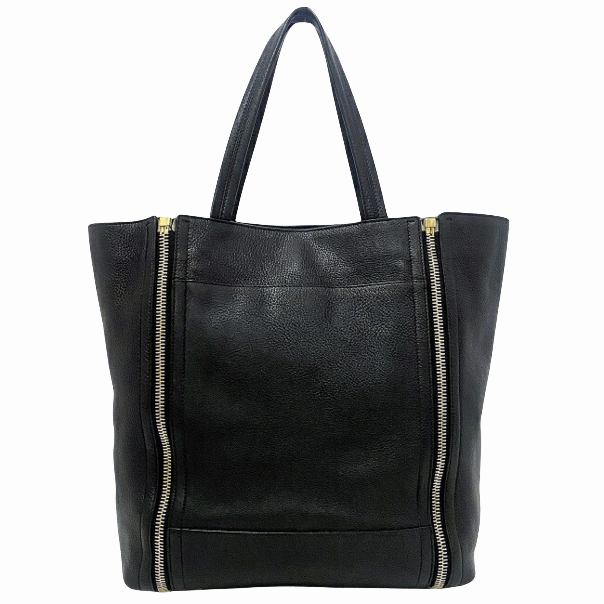 Salvatore Ferragamo Gancini Leather Tote Bag (Pre-Owned)