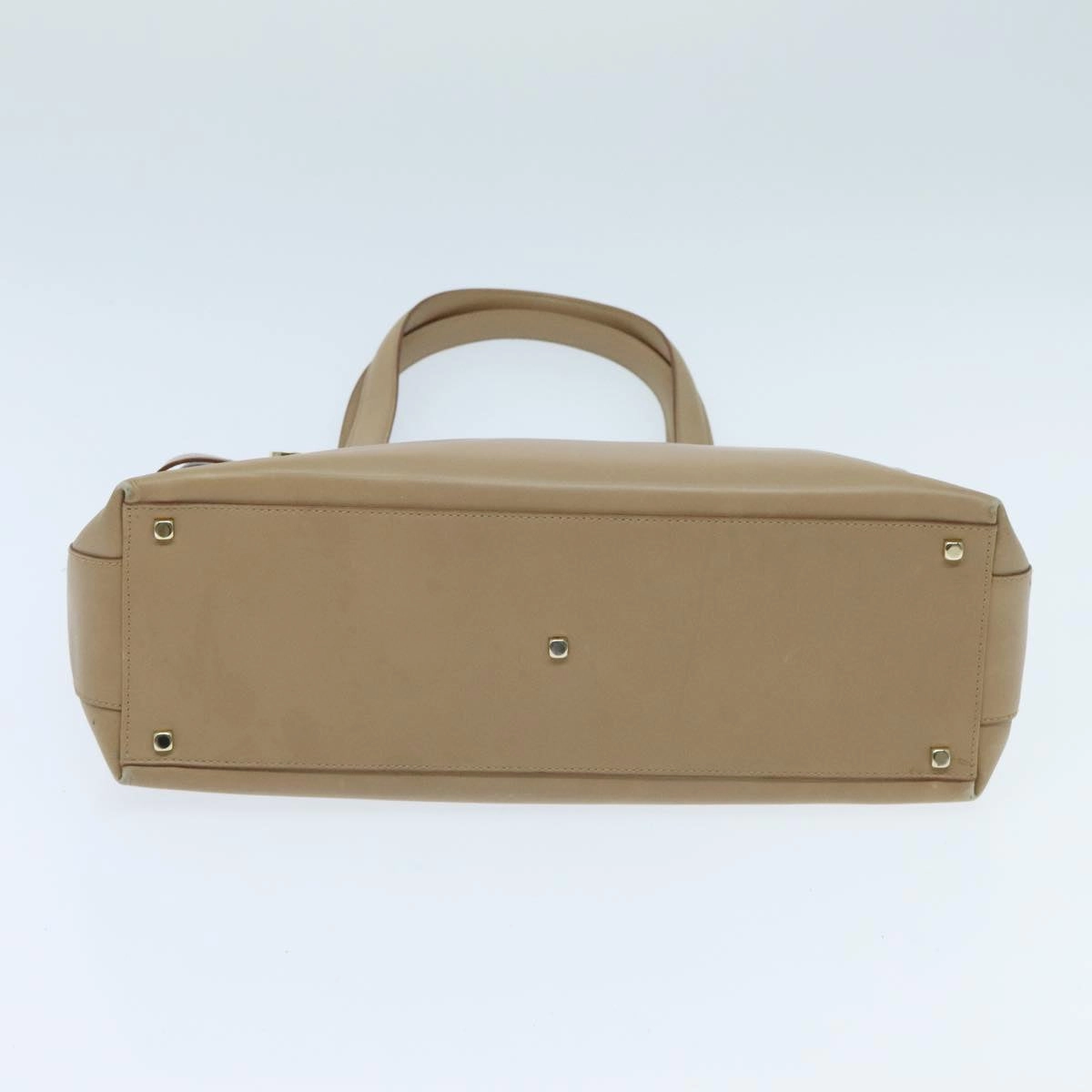 Salvatore Ferragamo Gancini  Leather Tote Bag (Pre-Owned)