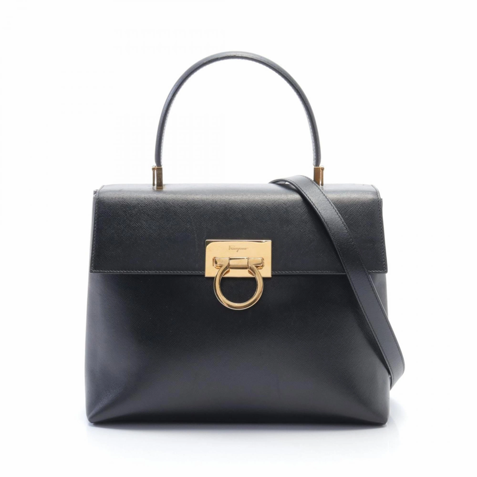 Salvatore Ferragamo  Leather Handbag (Pre-Owned)