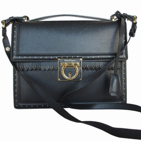 Salvatore Ferragamo Leather Handbag Shoulder Bag (Pre-Owned)