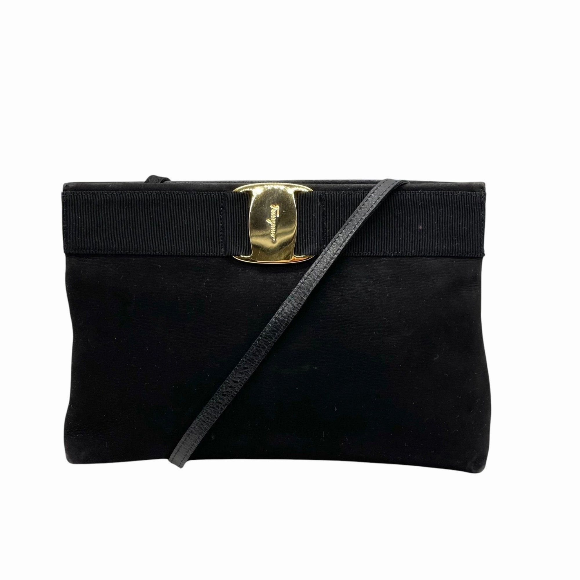 Salvatore Ferragamo Leather Leather Shoulder Bag (Pre-Owned)