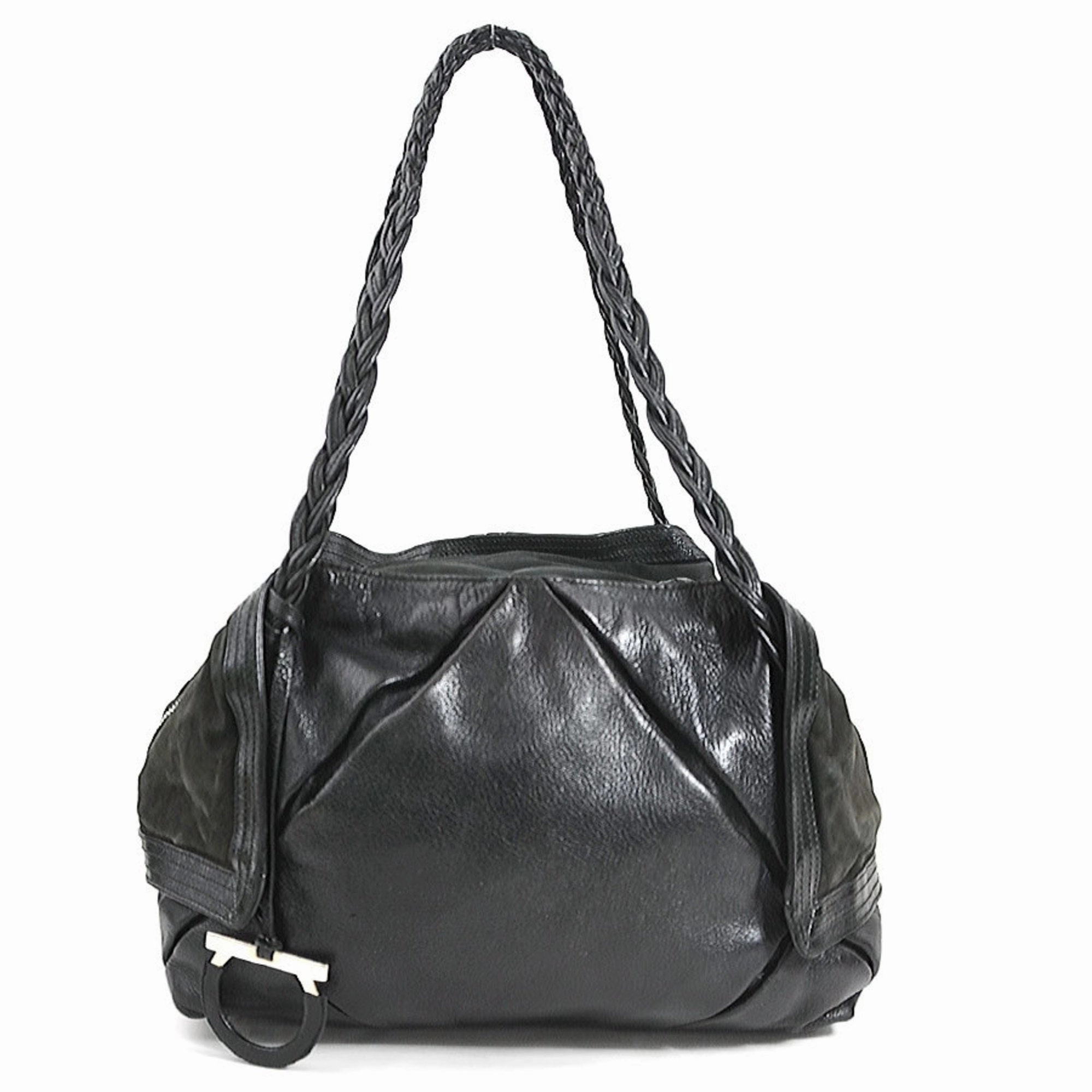 Salvatore Ferragamo Leather Shoulder Bag (Pre-Owned)
