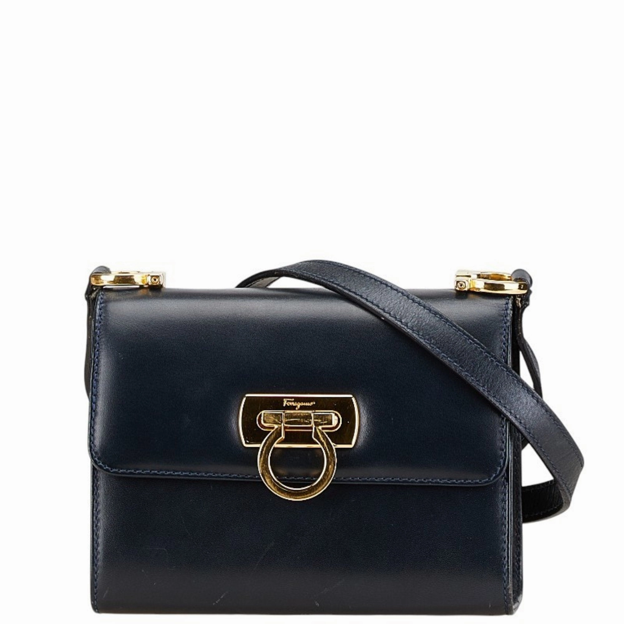 Salvatore Ferragamo  Leather Shoulder Bag (Pre-Owned)